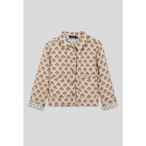 Monoprix Girl Jacket Gauze Cotton Quilted Soft France Made